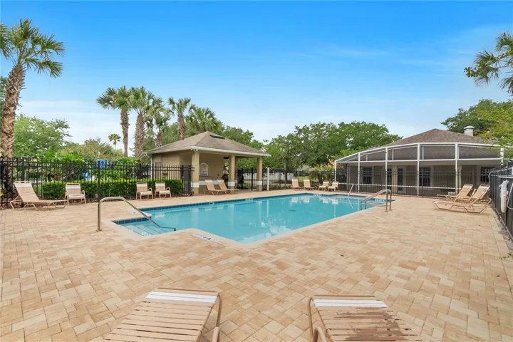 The Clubhouse, pool and gazebo by Pool #1.