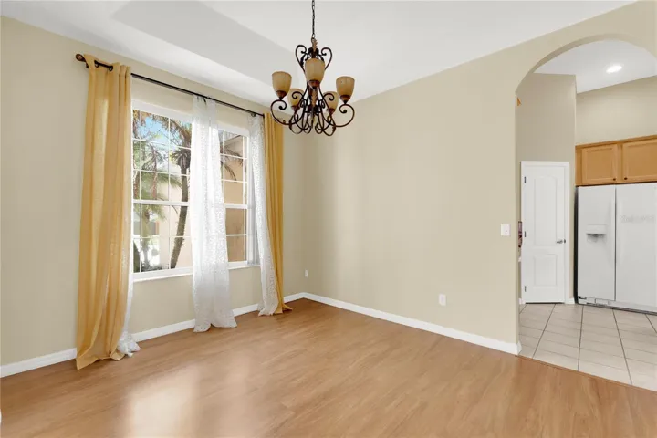 Easy access to kitchen from Dining Room