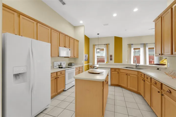 Cabinets and storage space galore along with the walk in pantry makes this kitchen a dream for the discerning chef.