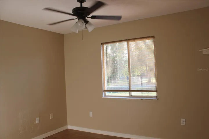 Master bedroom rear of house