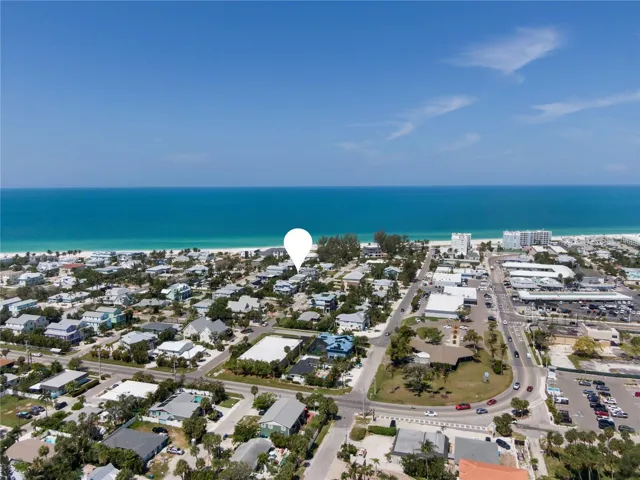 View of the turquoise blue water of the Gulf, only steps away from your front door