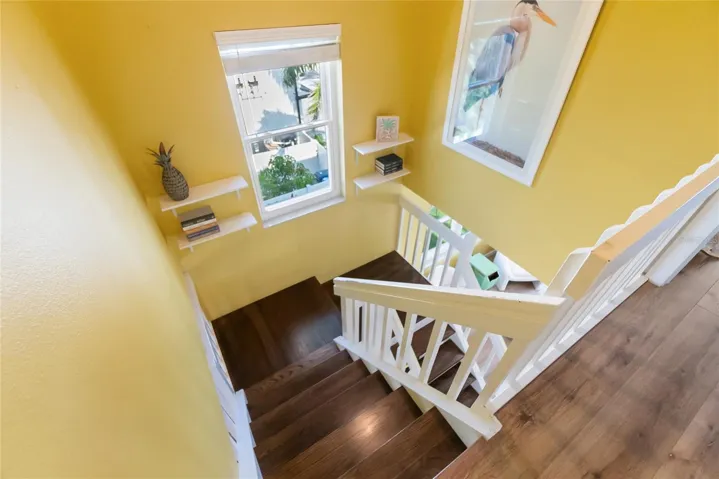 Stairwell looking down from 3rd Floor