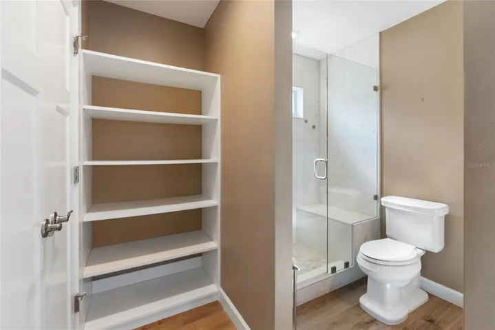 Built-In Storage in Main Bedroom