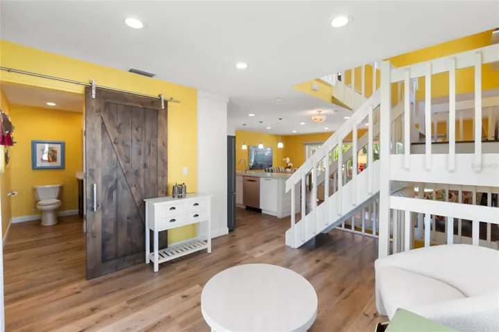 View towards Half Bathroom / Laundry Room