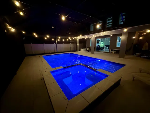Serene pool view