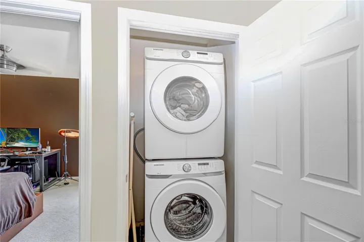 Laundry closet on Second Floor