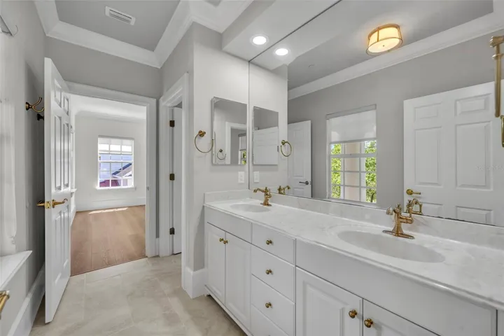 Jack and Jill  bathroom upstairs