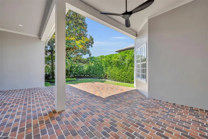Covered patio