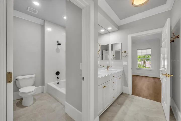 Jack and Jill  bathroom upstairs