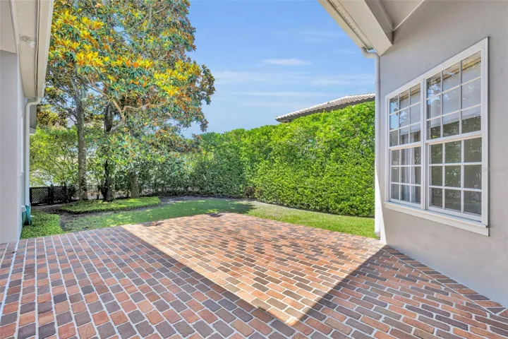 Backyard patio