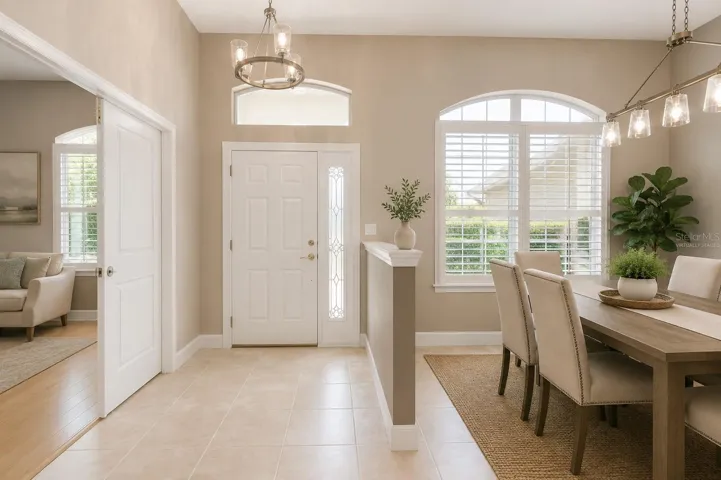 Virtually Staged Foyer