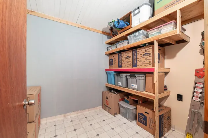 Interior storage room