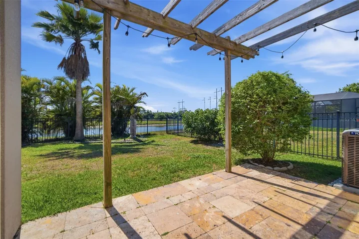 Back Lanai with extended patio