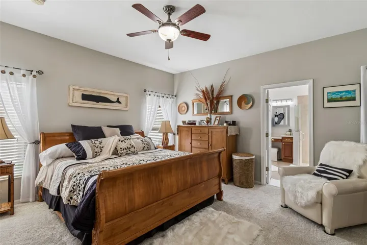 Primary bedroom suite
