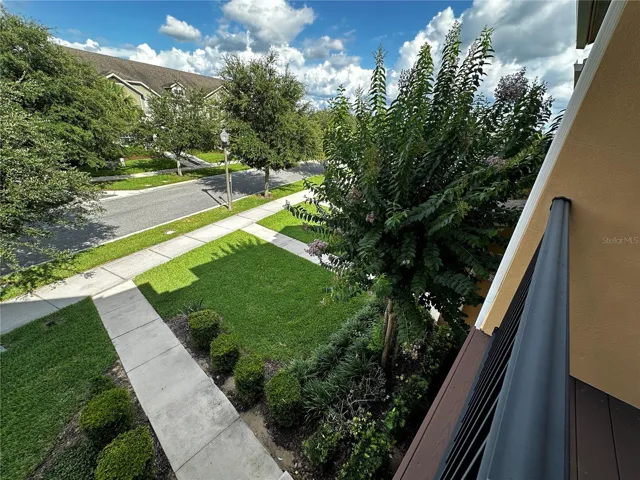 View from the master bedroom's private balcony (2nd floor).