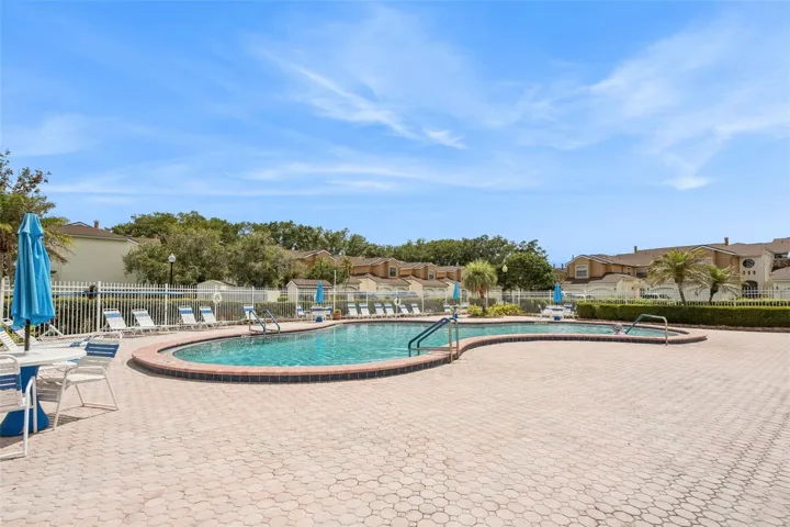Raintree's private heated pool