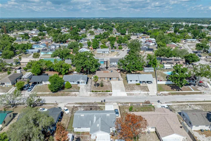 Partial aerial view of the neighborhood.