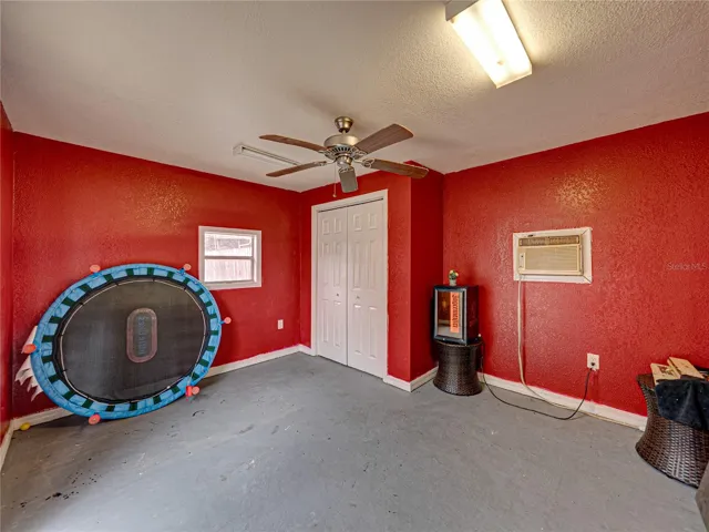 Shed interior.