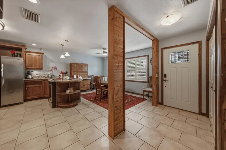 Front door entrance into the home.