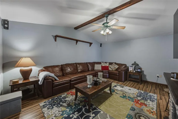 Great room is quite a nice size.