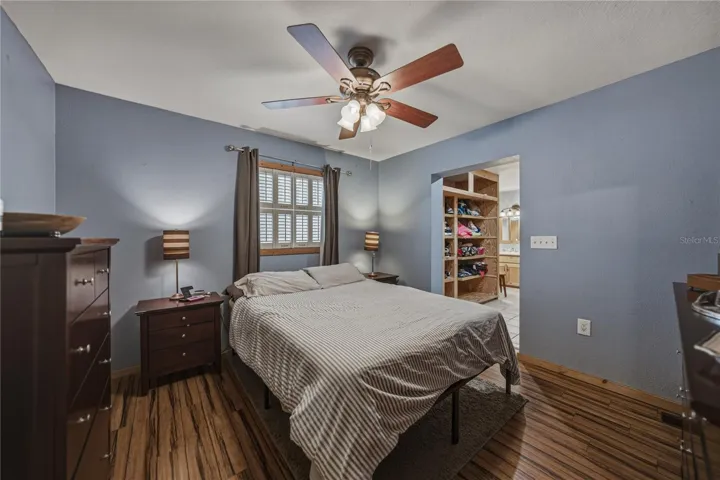 Primary bedroom with ensuite bath.