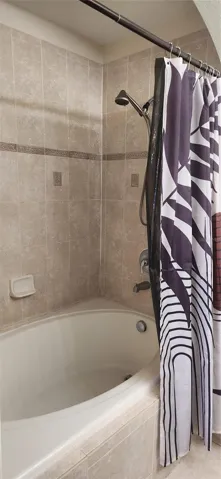 Primary bathroom with garden tub