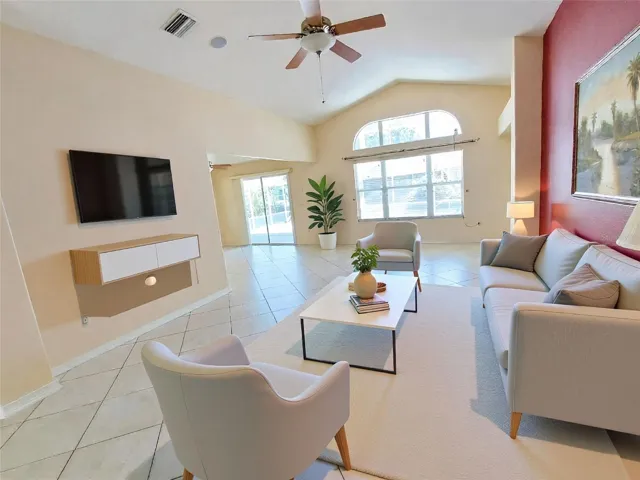 LIVING ROOM VIRTUALLY STAGED