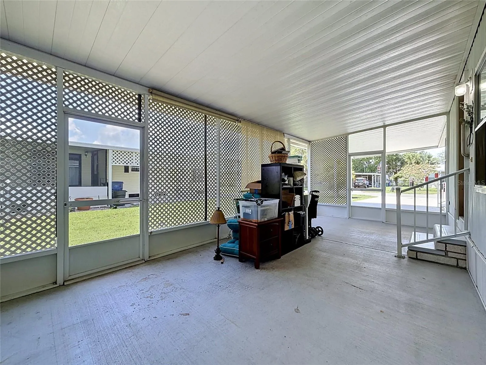 Screened in Room