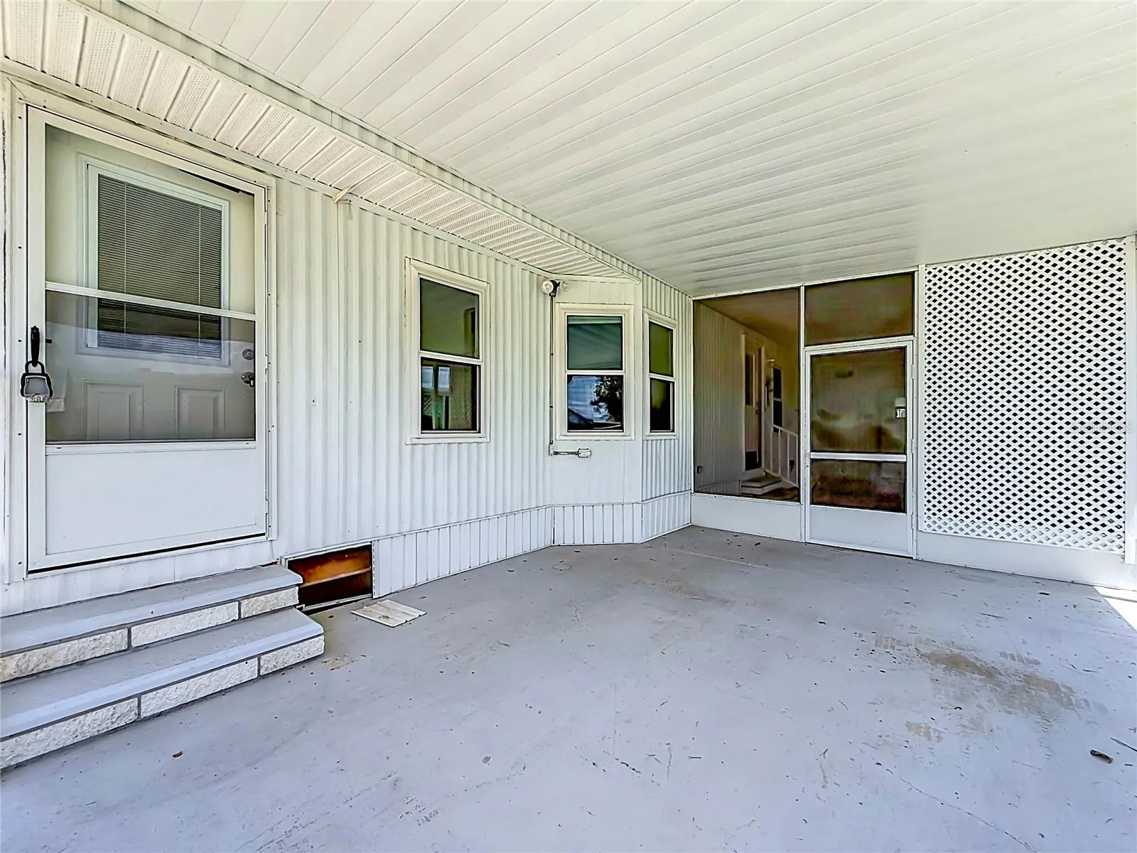 Screened in Room