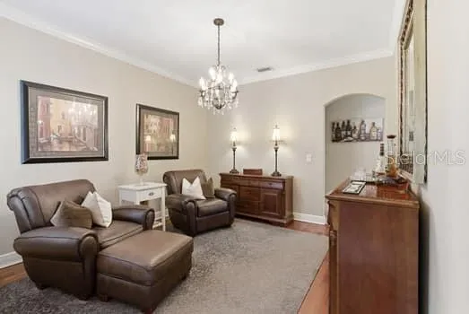 Dining room being used as a lounge