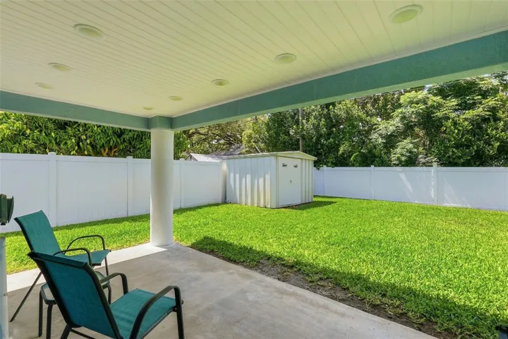 Back patio