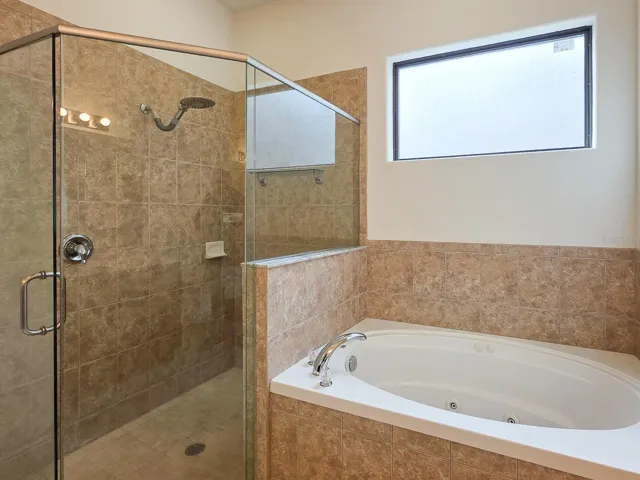 Primary Tub & Walk-in Shower