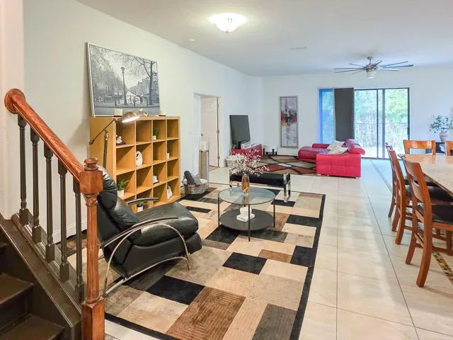 Foyer to Family Room