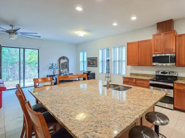 Granite Island KitchenSeats 8