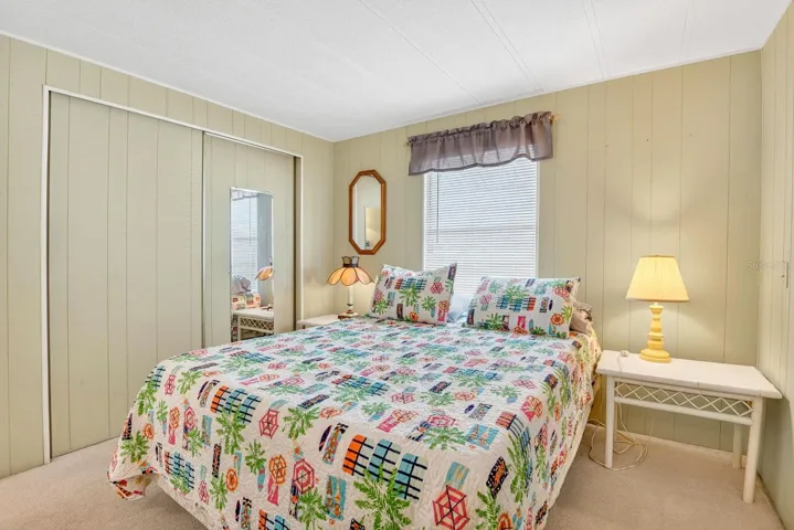 Guest Bedroom with large closet area