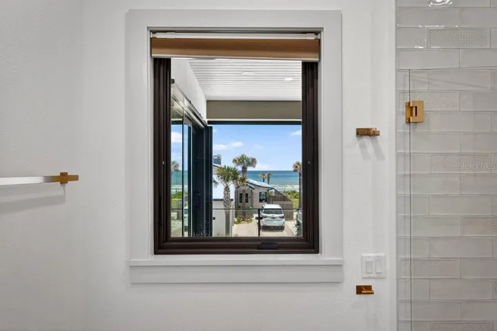 Ocean views from bathroom