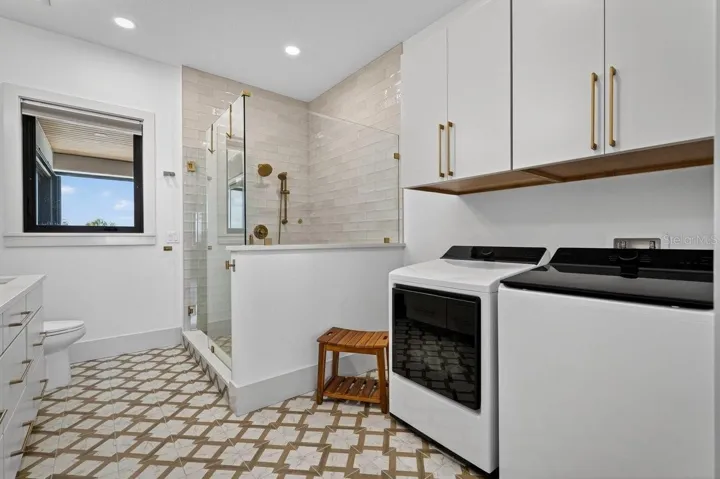Primary Bath with 2nd floor laundry