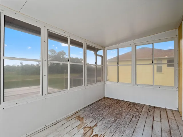 Balcony off secondary room.