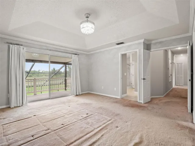 Super large Primary with French Doors.