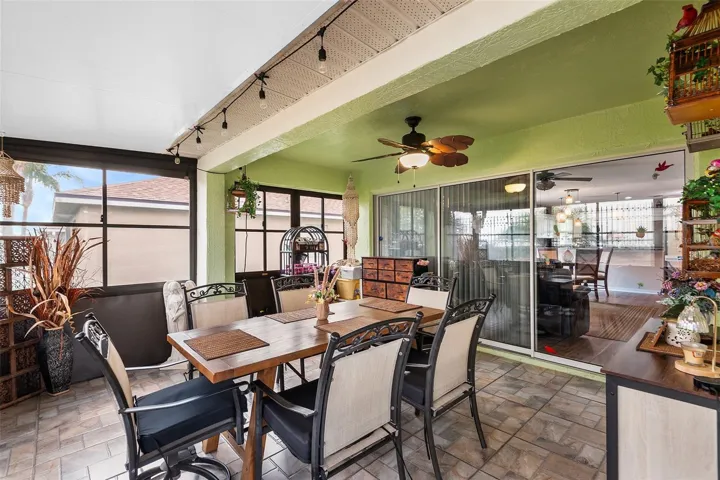 At approx 18x20 Florida Room adds great additional space