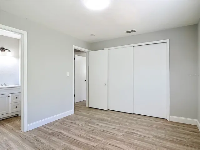 doorway to main bedroom