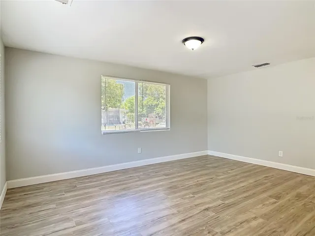 the living room is huge