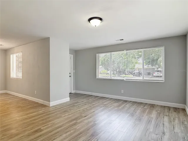the large window in the living room