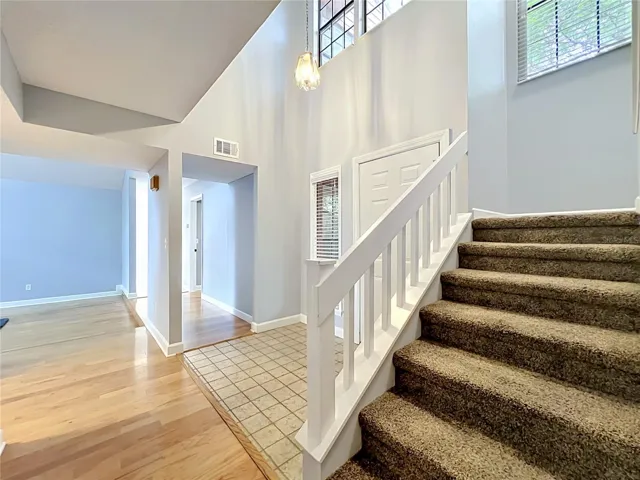 Stairs to second floor