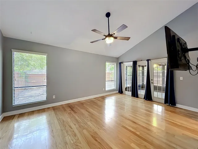 Master Bedroom with access to outdoor Patio.