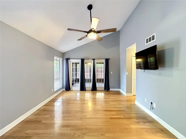 Master Bedroom with access to outdoor Patio.