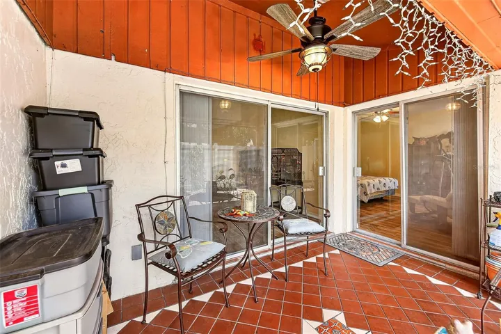 Covered patio