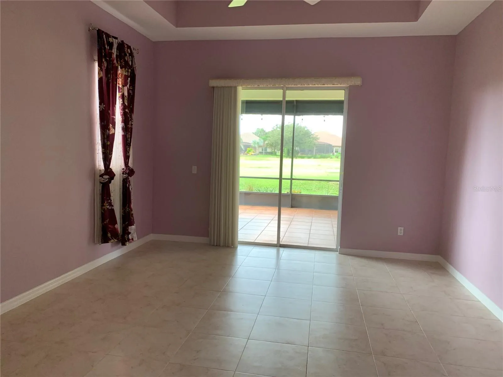 Master shown without furniture - large room!