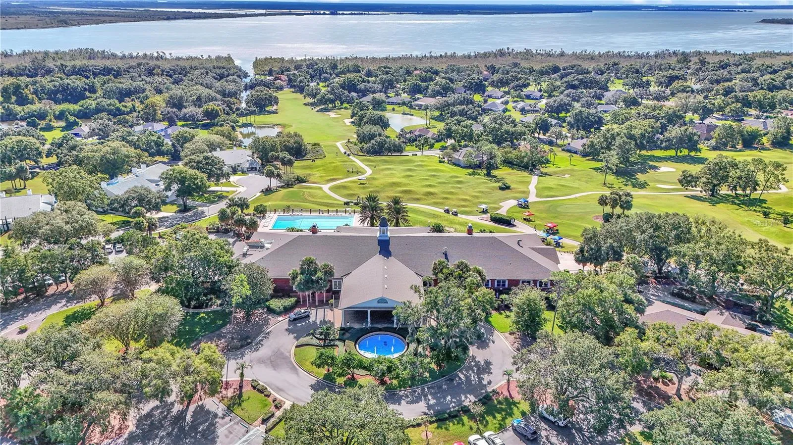 Harbor Hills club house with view of Lake Griffin - breathtaking!!