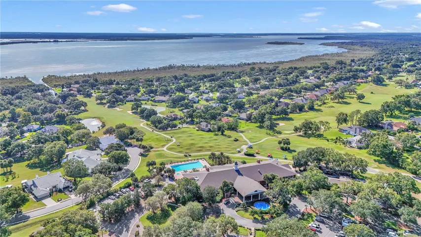 Stunning view of the Chain of Lakes right in your backyard.